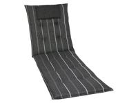 GO-DE Textil Tuinkussen (Stoelkussen voor een ligbed, Antraciet) - thumbnail