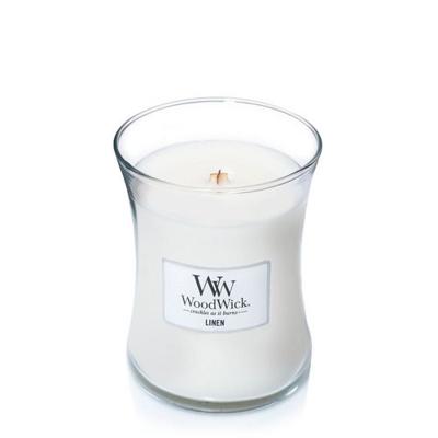 Linen Medium candle kaars WoodWick - Woodwick