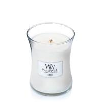Linen Medium candle kaars WoodWick - Woodwick - thumbnail