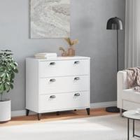 Ladekast VIKEN massief grenenhout wit - thumbnail
