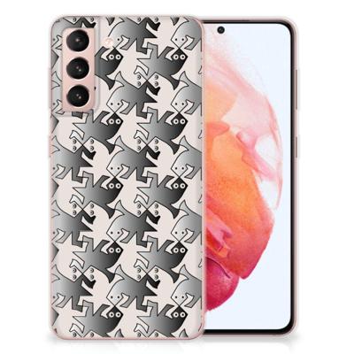 Samsung Galaxy S21 | TPU Hoesje | Salamander Grey