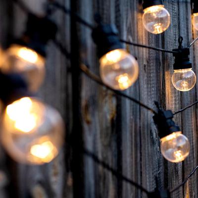 LUMIJARDIN Zonneslinger 10 LED-lampen - Warm wit - Party clear solar