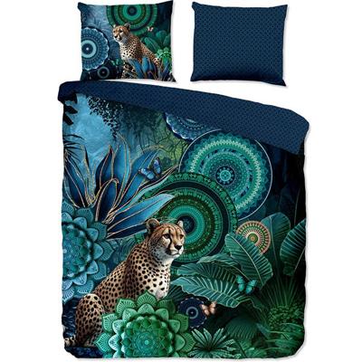 HIP Dekbedovertrek "mandalas & luipaard" - Multi - (200x200/220 cm) - Katoen Satijn