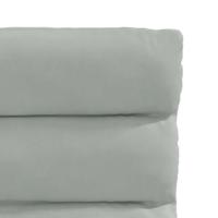 Eetkamerstoelen 4 st fluweel lichtgrijs - thumbnail