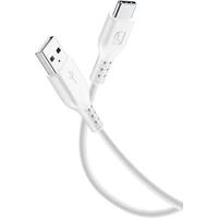 Vivanco 38567 0.15 m USB naar USB C Mannelijk Wit - USB-kabel (0,15 m, USB A, USB C, 2.0/3.0 (3.1 Gen 1), mannelijk/mannelijk, wit) - thumbnail