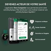 Doro 8100 4G Smartphone - 32GB (Inclusief Smartwatch - Roze) - thumbnail