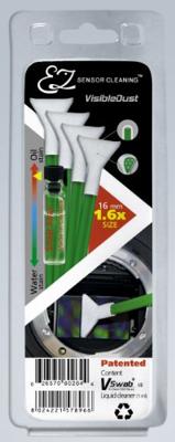 VisibleDust groene serie EZ Sensor Cleaning Kit - 4x VSwabs 1.6X en 1ml Smear Away
