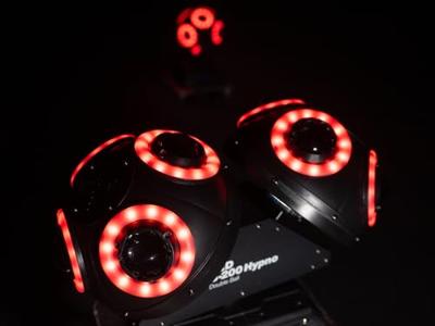 Eurolite 51918826 B-200 Hypno Double Ball DMX LED-lichteffect Aantal LEDs: 8 10 W
