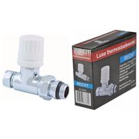 Riko luxe therm.voorber.vent.1/2''x15 (M22) knel recht chroom - thumbnail