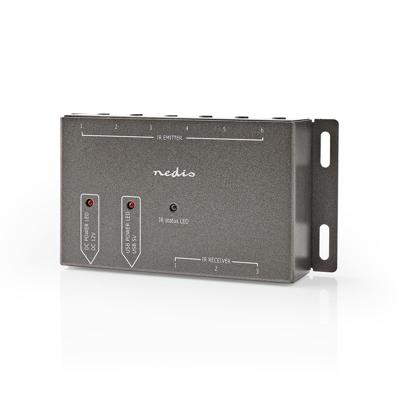 Nedis IREX150AT Ir-extender Voor Afstandsbedieningen 30 - 60 Khz Voor 6 Apparaten 10,0 M Bereik Antraciet - thumbnail