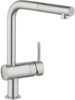 Grohe Minta keukenkraan L-uitloop Supersteel - thumbnail