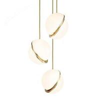 Lee Broom - Mini Crescent kroonluchter Hanglamp messing - thumbnail