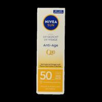 Nivea Sun face anti age Q10 SPF50 50 Milliliter - thumbnail