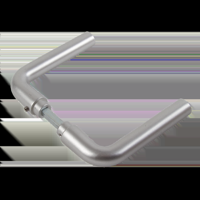 AMI deurkrukken 368 L-model - deurdikte 38/42mm - F1 - 104040 - thumbnail