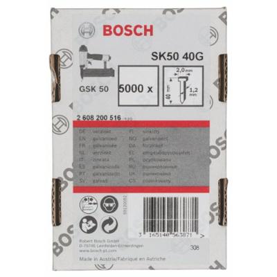 Bosch Accessories 2608200516 Nagel met verzonken kop SK50 Afmeting, lengte 40 mm 5000 stuk(s) Bosch Accessories 2608200516 Nagel met verzonken kop SK50 Afmeting, lengte 40 mm 5000 stuk(s)