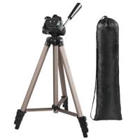 Hama Tripod 1/4 inch Werkhoogte: 42.5 - 125 cm Champagne Incl. tas, Waterpas - thumbnail