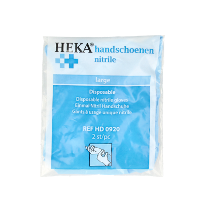 Heka Handschoen nitril maat L 1 Paar Heka Handschoen nitril maat L 1 Paar