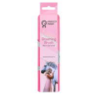 Paardenpraat Grooming Brush Roze M - thumbnail
