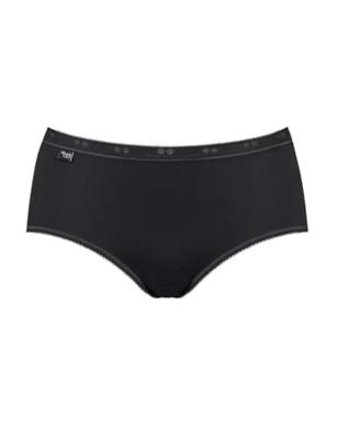 Sloggi Basic+ Midi slip zwart 4-pack = 3+1 gratis