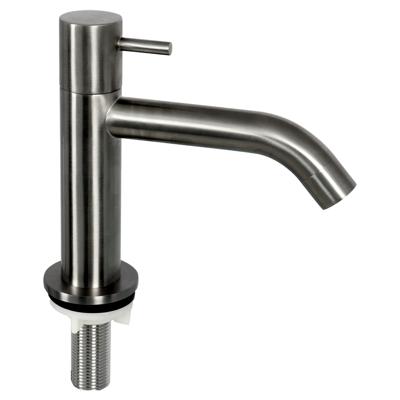 Differnz koudwaterkraan Mix & Match gebogen gun metal Differnz koudwaterkraan Mix & Match gebogen gun metal