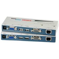 ROLINE Smart KVM extender via RJ45, VGA, USB - thumbnail