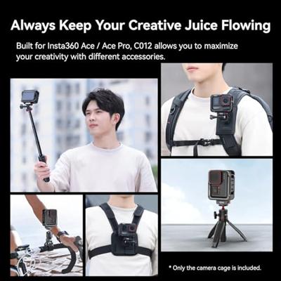 Ulanzi IN-02 metalen cage voor Insta360 Ace en Ace Pro actiecamera's