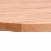 Tafelblad rond 50x2,5 cm massief beukenhout - thumbnail