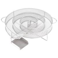 Rookgenerator koud rond 19,5 cm roestvrij staal - thumbnail