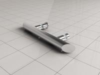 Losse Deurgreep Wiesbaden Type 2 Chroom - thumbnail