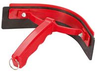 Zweetmes kunststof gebogen blauw - thumbnail