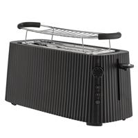 Alessi Plissé Broodrooster Grille-Pain zwart - thumbnail