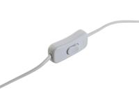 Bureaulamp Home ESPRIT Wit Papier Ijzer 50 W 220 V 30 x 30 x 53 cm - thumbnail