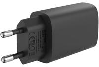 Mobilize Wall Charger 2x USB-C GaN 45W with PD/PPS Black - thumbnail