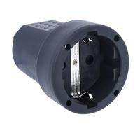 AS Schwabe 62225 Koppeling met randaarde PVC 230 V Zwart IP20 - thumbnail
