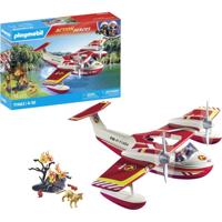 PLAYMOBIL Action Heroes brandweervliegtuig met blusfunctie 71463 - thumbnail