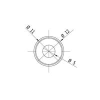 Picotronic Lasermodule Punt Rood 1 mW DDI635-1-24(12x45)-C3000 - thumbnail