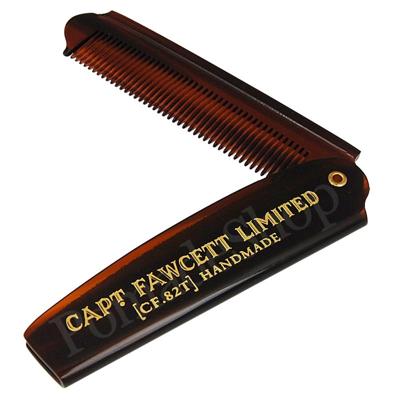 Captain Fawcett's Beard & Moustache Folding Pocket Beard Comb