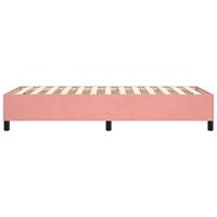 Bedframe fluweel roze 90x190 cm - thumbnail