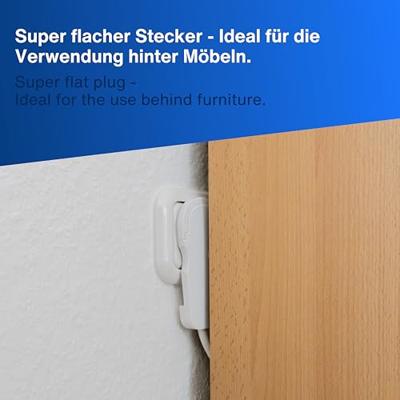 REV 0012626514 Stekkerdoos met schakelaar 6-voudig Zwart Randaarde stekker 1 stuk(s)