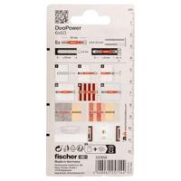 Fischer 537650 DuoPower 6 x 50 K NV Plug 50 mm 6 mm 1 set(s) - thumbnail