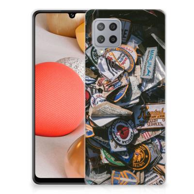 Samsung Galaxy A42 | Siliconen hoesje | met foto Badges