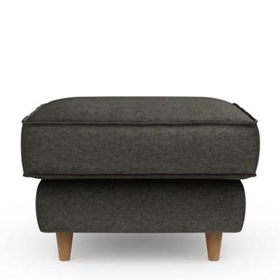 Rivièra Maison Hocker 'Kendall' Velvet, kleur Shadow
