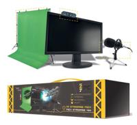 Steelplay Pro HD Streamers Pack 4 in 1 - green screen 2 m x 2 m - thumbnail