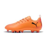 PUMA Future 8 Play Gras / Kunstgras Voetbalschoenen (MG) Kids Oranje Roze Zwart - thumbnail