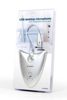 USB desktop microfoon met ingebouwde geluidskaart - thumbnail