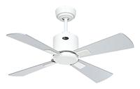 CasaFan ECO NEO III 92 WE-WN/SI WiFi Flügel Wenge/silber Plafondventilator 12 W (Ø x h) 92 cm x 360 mm Wit Met afstandsbediening, Timer, Met wintermodus, - thumbnail