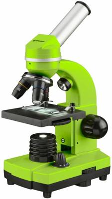 BIOLUX SEL studentenmicroscoop - BRESSER JUNIOR - vergroting 40x-1600x - experimenteerset - groen