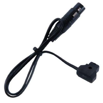 Rolux 4-pins xlr female plug met male d-tap rl-c3