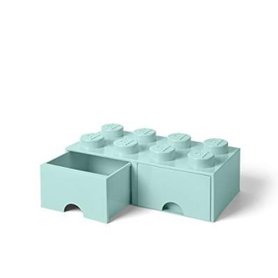 Room Copenhagen LEGO Brick Drawer 8 Blauw opbergdoos - thumbnail