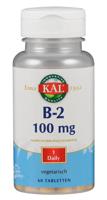 Kal Vitamine B2 100mg Tabletten - thumbnail